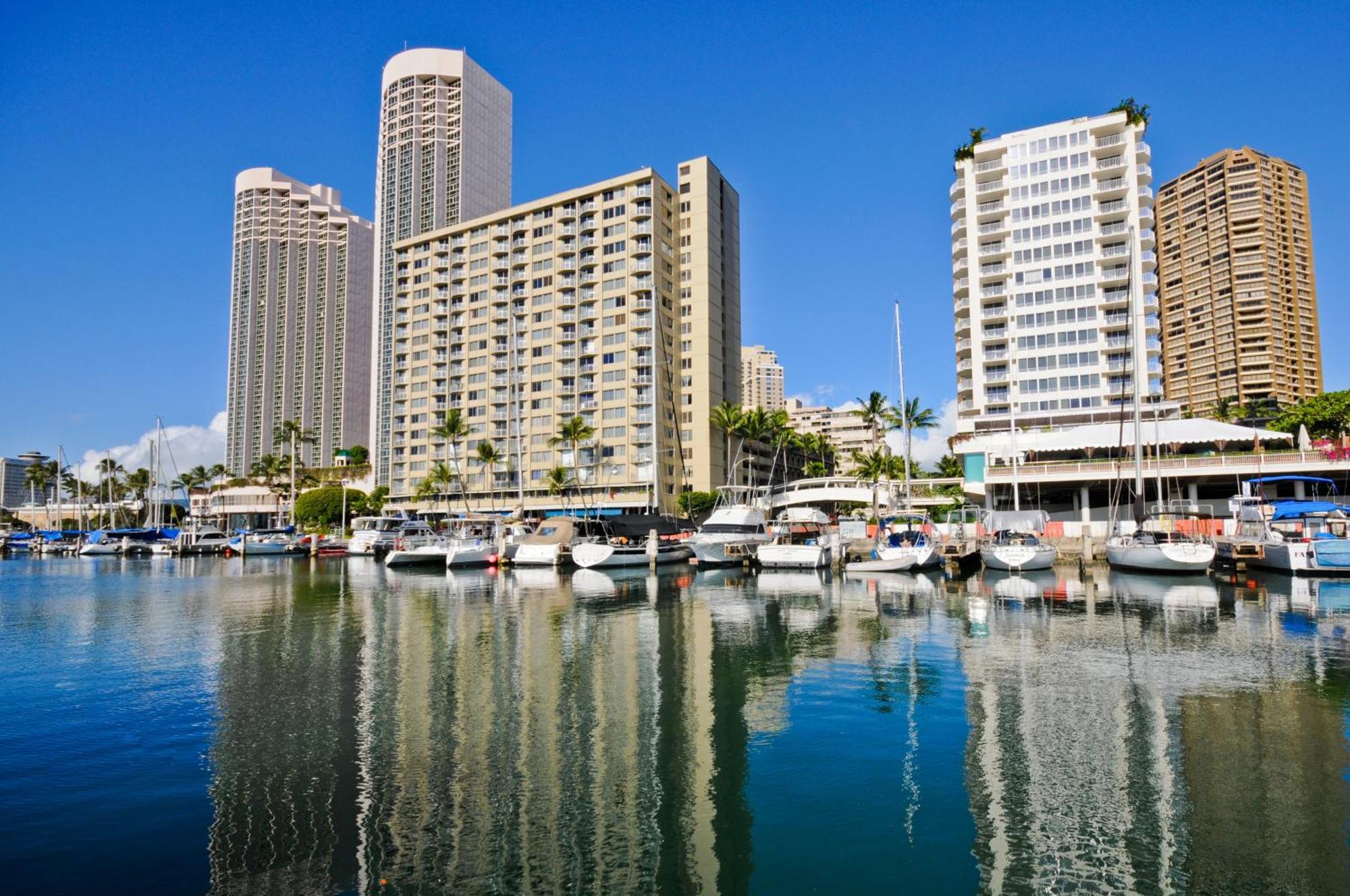 Ilikai Marina 1495 City View Studio Honolulu Bagian luar foto